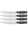 Zwilling J.a. Henckels Forged Accent 4pc Steak Knife Set In Black