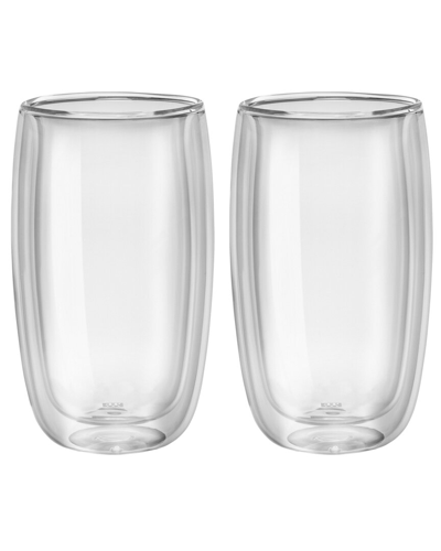 Zwilling J.a. Henckels Sorrento Set Of 2 Doublewall Latte Glasses