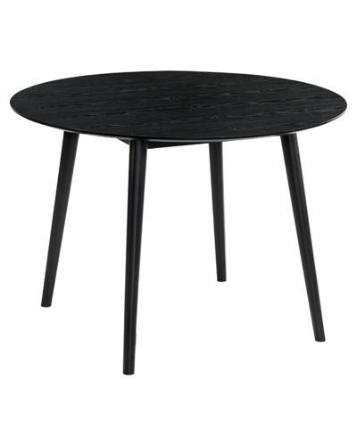 Armen Living Arcadia 48in Round Dining Table In Black