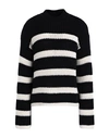 Vero Moda Woman Sweater Black Size M Recycled Polyester, Cotton