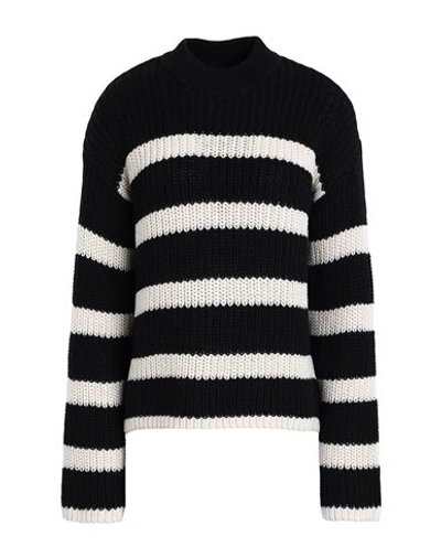 Vero Moda Woman Sweater Black Size Xl Recycled Polyester, Cotton