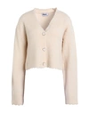 Only Woman Cardigan Ivory Size Xl Acrylic, Polyester, Polyamide In White