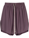 Rick Owens Boxers Drawstring-waistband Shorts In Red