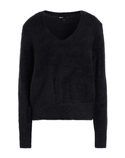 Only Woman Sweater Black Size Xl Nylon, Acrylic