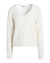 Only Woman Sweater Ivory Size Xl Nylon, Acrylic In White