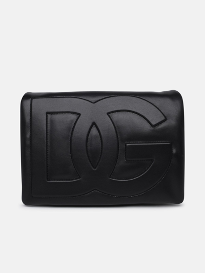 Dolce & Gabbana Tracolla Logo In Black
