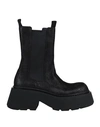 Vic Matie Vic Matiē Woman Ankle Boots Black Size 8 Soft Leather In Black