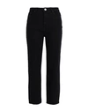 Vero Moda Woman Jeans Black Size 26w-30l Cotton, Polyester, Recycled Cotton, Viscose, Elastane In Black