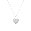 ROBERTO COIN ROBERTO COIN TINY TREASURES PUFFED DIAMOND HEART NECKLACE - 111453AWCHX0