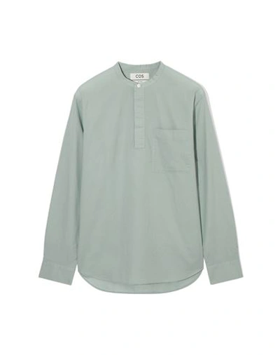 Cos Man Shirt Light Green Size Xl Organic Cotton