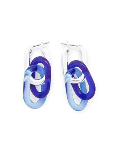 Cos Link Drop Earrings In Blue