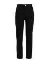 Vero Moda Woman Jeans Black Size 26w-30l Cotton, Polyester, Recycled Cotton, Viscose, Elastane In Black