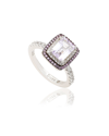 SUZY LEVIAN SUZY LEVIAN SILVER 0.02 CT. TW. DIAMOND & GEMSTONE RING