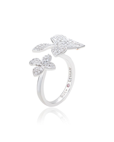 Suzy Levian Silver Cz Ring