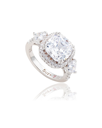 Suzy Levian Silver Cz Ring