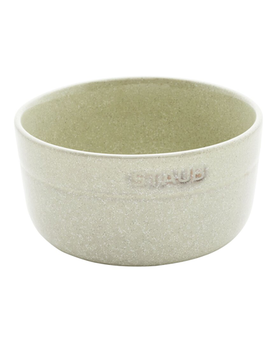 Staub Ceramic Dinnerware 4-piece 5-inch Stoneware Cereal Bowl Set In White Truffle