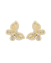 Suzy Levian Silver Cz Earrings