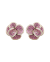 Suzy Levian Silver 0.02 Ct. Tw. Diamond & Gemstone Earrings