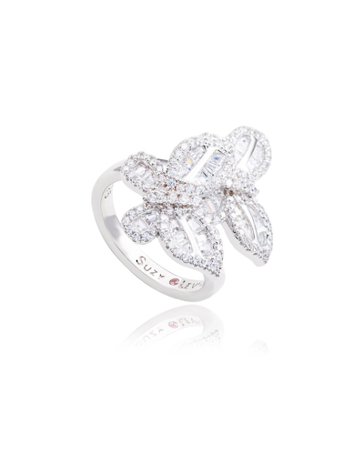 Suzy Levian Silver Cz Ring