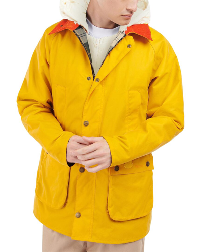 Barbour Wight Coat In Yellow