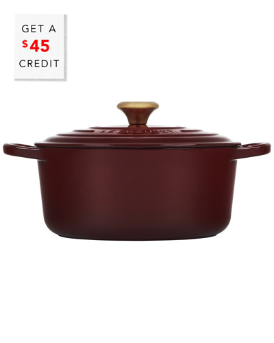 Le Creuset Signature Round 6.75qt Wide Oven In Red