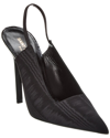 SAINT LAURENT SAINT LAURENT RAVEN 110 GROSGRAIN SLINGBACK PUMP