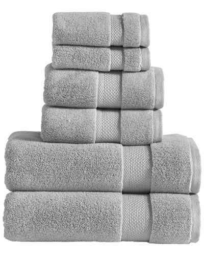 Modern Threads Luxury Quick-dry 6pc Towel Set In White