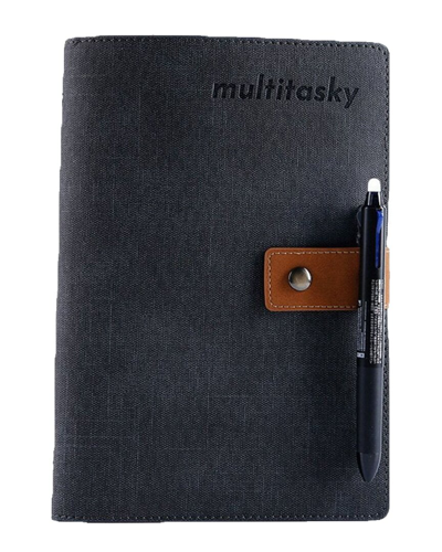 Multitasky Everything Black Notebook B5