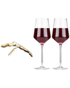 VISKI VISKI WINE GLASS AND CORKSCREW GIFT BOX