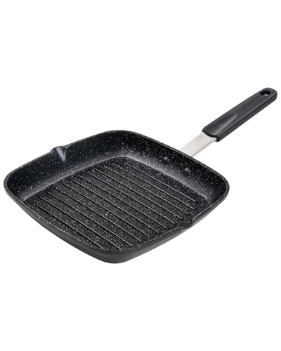Masterpan Nonstick 10in Grill Pan With Silicone Grip