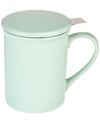 PINKY UP PINKY UP ANNETTE SOUK MINT CERAMIC TEA MUG WITH INFUSER