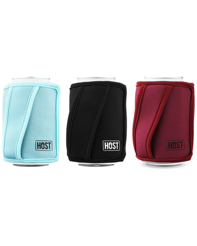 Host Set Of 3 Insta-chill Standard Can Sleeves