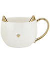 PINKY UP PINKY UP CHLOE WHITE CAT MUG