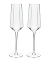 VISKI VISKI SENECA STEMMED CHAMPAGNE FLUTE