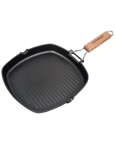 Masterpan Nonstick 8in Grill Pan With Folding Handle