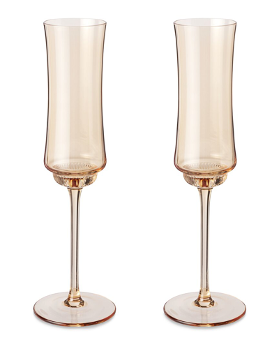 Twine Tulip Champagne Flute In Brown