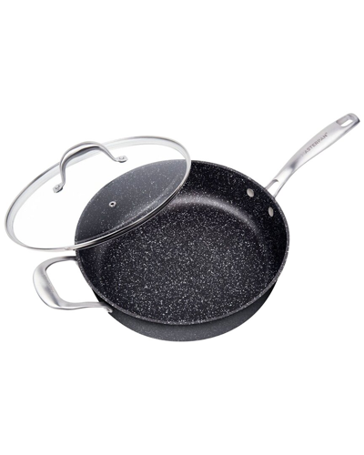 Masterpan Nonstick 2qt Granite Look Sauce Pan With Glass Lid