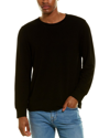 Monrow Supersoft Crew Neck Sweatshirt In Black