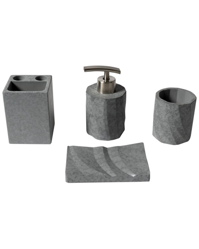 Alfi 4pc Concrete Bathroom Accessory Set