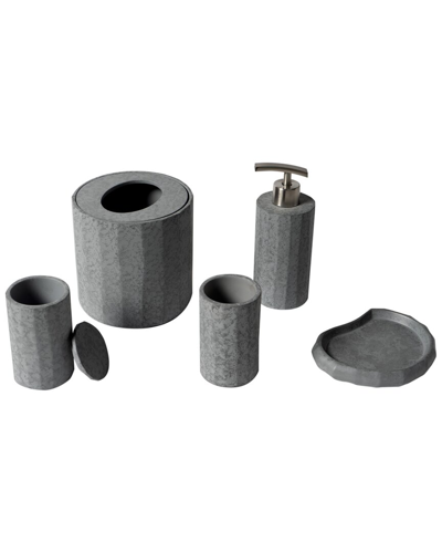 Alfi 5pc Concrete Bathroom Accessory Set