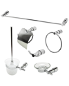 ALFI ALFI 6PC MATCHING BATHROOM ACCESSORY SET