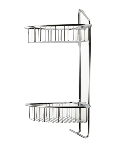 ALFI ALFI CORNER MOUNTED DOUBLE BASKET SHOWER SHELF