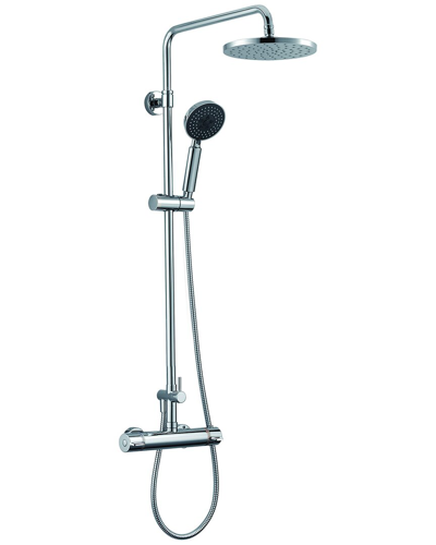 Alfi Round Thermostatic Exposed Shower Set