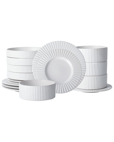 Christian Siriano Lusso 16pc Stoneware Dinnerware Set