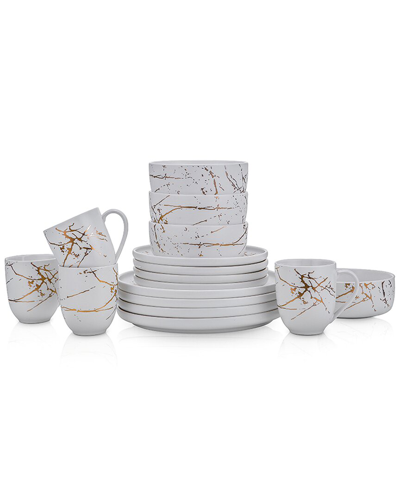 Stone Lain Zora 32pc Porcelain Dinnerware Set