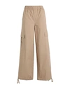 Jjxx By Jack & Jones Woman Pants Beige Size L Cotton, Elastane In Beige