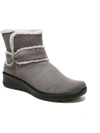 BZEES GLAZE WOMENS PULL-ON CASUAL ANKLE BOOTS