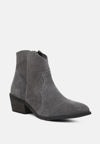 RAG & CO BRISA GREY ANKLE BOOTS