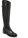 Franco Sarto Colt Womens Leather Wide Calf Knee-high Boots In Black