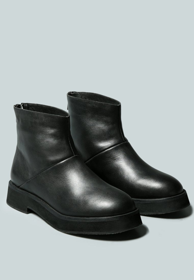 Rag & Co X Paltrow Zip-up Black Ankle Boot